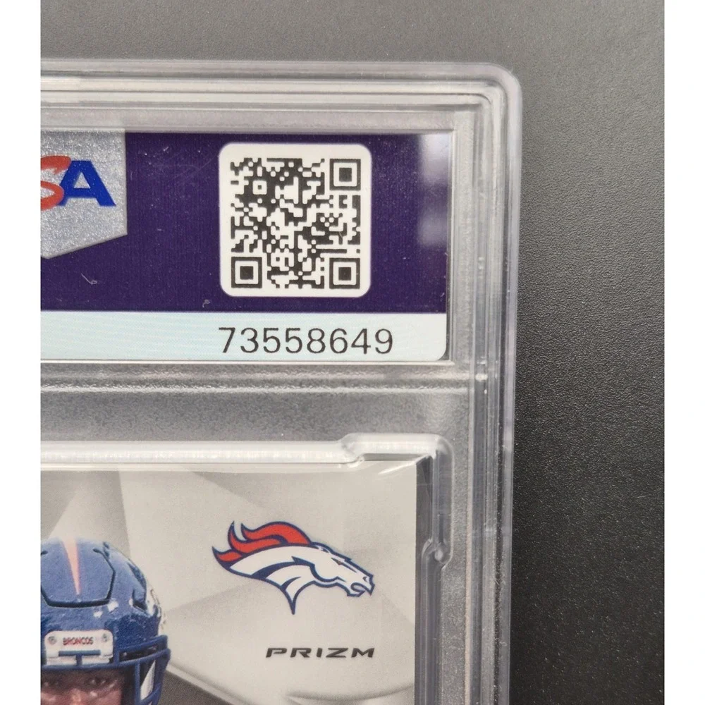 2020 Spectra Jerry Judy #4 Aspiring Patch Autographs Hyper /60 (RC) (AU)Broncos